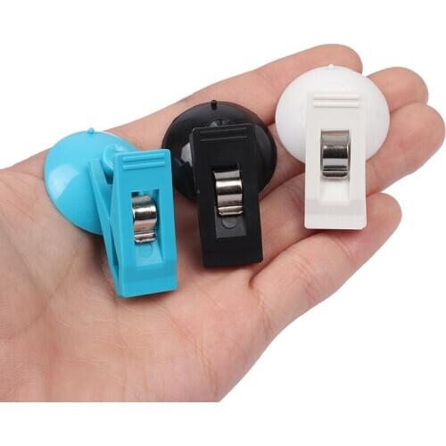 1 Pair Car Suction Cup Clip Bill Clip Suction Cup Fixing Clip