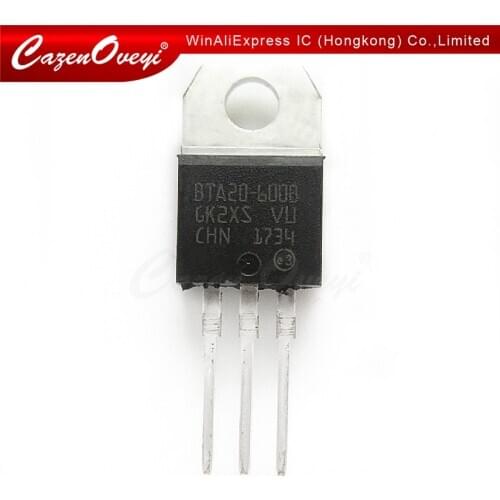 10pcs/lot BTA20-600B BTA20-600 BTA20 600B 600 Triac 600V 20A In Stock