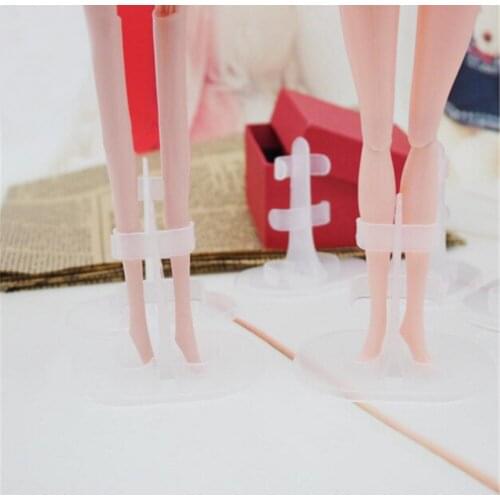 10Pcs/lot Transparent Leg Support Style Holder Plastic Stander For Girl s For Monster Doll 1/6 Doll Display Stand