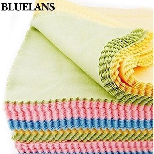 100Pcs Microfiber Phone Screen Camera Lens Glasses Cleaner Square Cleaning Cloth 00EB