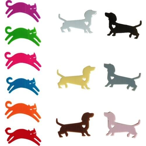 12pcs Silicone Wine Glass Markers Cat and Dachshund Shape Wine Identifier Drinking Cup Sign
