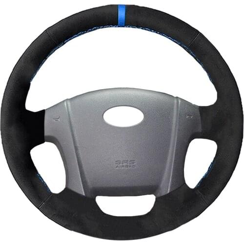 Car Styling Alcantara Material Suede Leather Car Steering Wheel Cover for Kia Sportage 2 2005-2010 2009