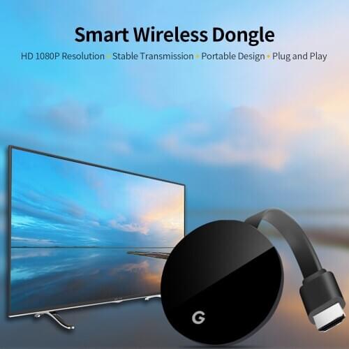 Wireless Dongle WiFi Display Dongle HD 1080P Wireless Screen Converter Support Airplay/Miracast/DLNA Google Chrome