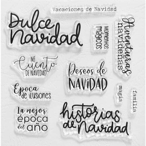 Blessing Silicone Clear Seal Stamp DIY Scrapbooking Embossing Photo Album Decorative Paper Card Craft Art Handmade Gift 85DA