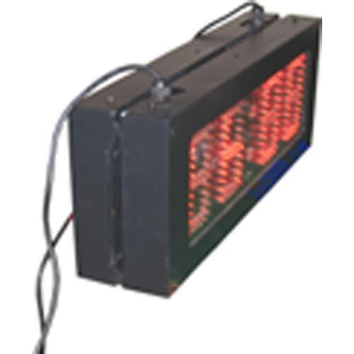 Hours and minutes LED clock Outdoor waterproof High brightness Red color double face clock Metal box Remote control Wall clock