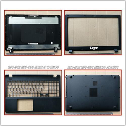 Laptop Palmrest Upper Lower Case For Acer Aspire ES1-512 ES1-531 EX2519 N15W4 Bottom Base Cover