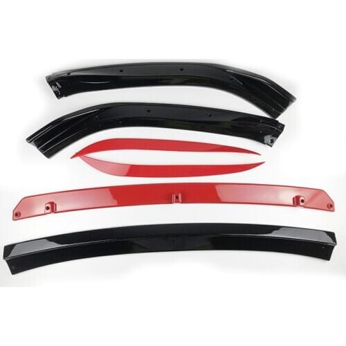 3pcs Front Bumper Diffuser Spoiler Lip For Mazda 6 Atenza 2020 Front Bumper Splitter Lip Cover Trim