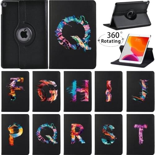 For Apple IPad 2 3 4/ Mini 4/5/IPad 5/6/7/8th 10.2" - Tablet Case 360 Rotating Bracket Flip Stand Leather Cover + Stylus