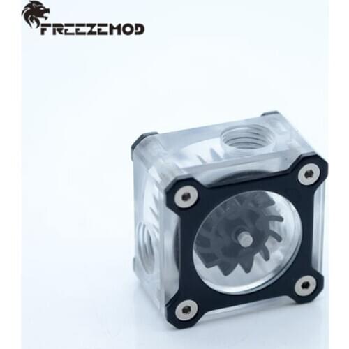 FREEZEMOD computer water cooling flow meter color armor color impeller G1 / 4 thread. LSJ-KJ