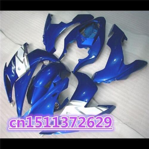 Injection mold Fairing Kit for YAMAHA YZFR1 04 05 06 YZF R1 2004 2005 2006 YZFR1000 blue white Fairings set