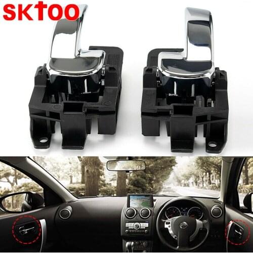 Left And Right Interior Inner Door Knob Handles 80671JD00E 80670JD00E For NISSAN QASHQAI 2007-2013 80671-JD00E 80670-JD00E