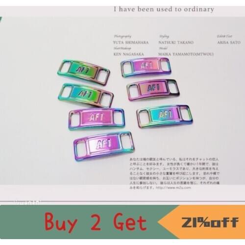 2pcs shoelace buckle metal shoelace buckle accessories AF1 shoelace buckle accessories metal shoelace lock DIY shoe accessories