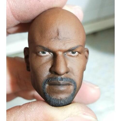 1/6th Terry Crews Head Headsculpt Model For 12" Male Action Figure Doll