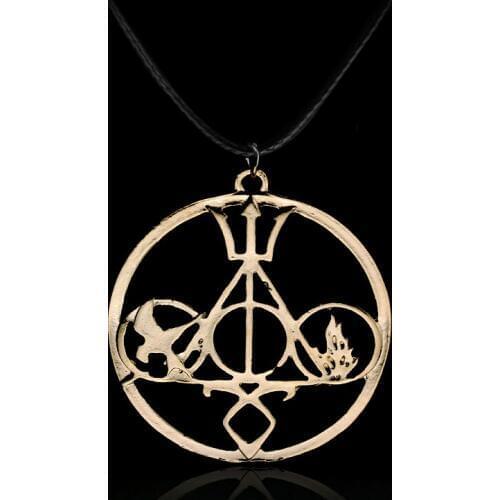 Movie Tomorrow World Retro Gold/Silver Color Metal Alloy Necklace Choker For Men Pendants Statement Chain Necklace -30