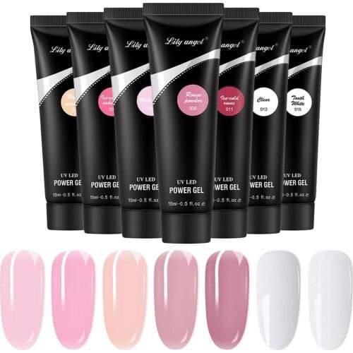 Nail Extension Glue Set Odorless Crystal Model Gel Providing Strong Flexible Light And Charming Nails