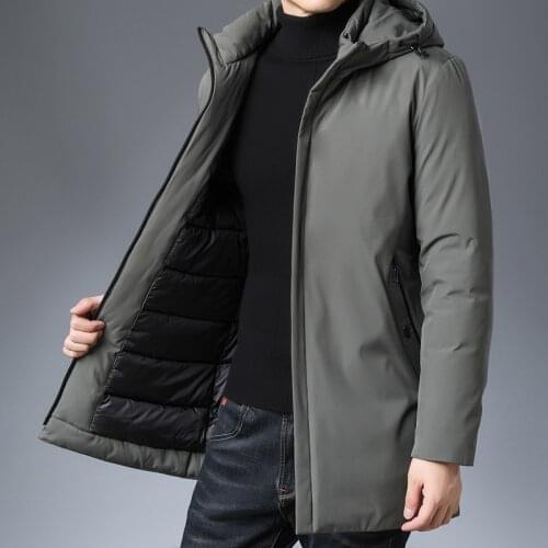 POVIMARS Men's Parkas With A Hood