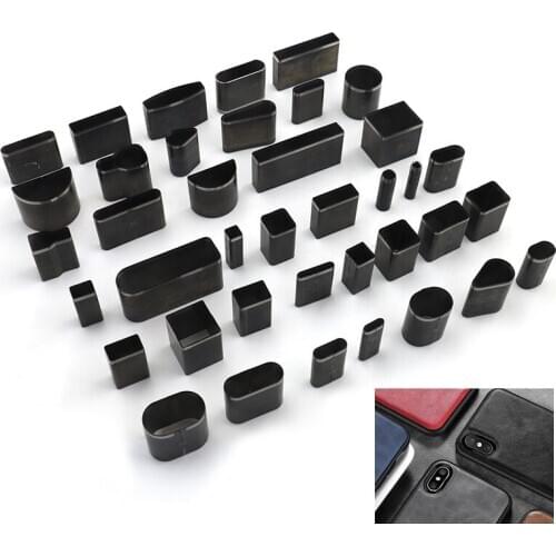 Professional DIY Leather Different Shape Hole Puncher Fashion Leather Craft Punch Tool Set Hammer PVC Cutting Mat