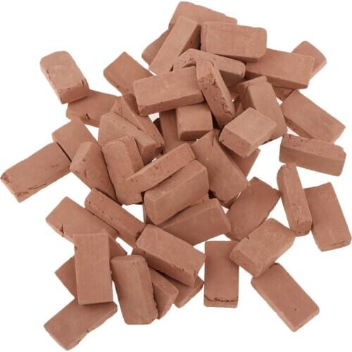 1.7x0.9cm Realistic 1/16 Scale Simulation Brick Model Miniature Suitable for sand table scene scenery building accessories