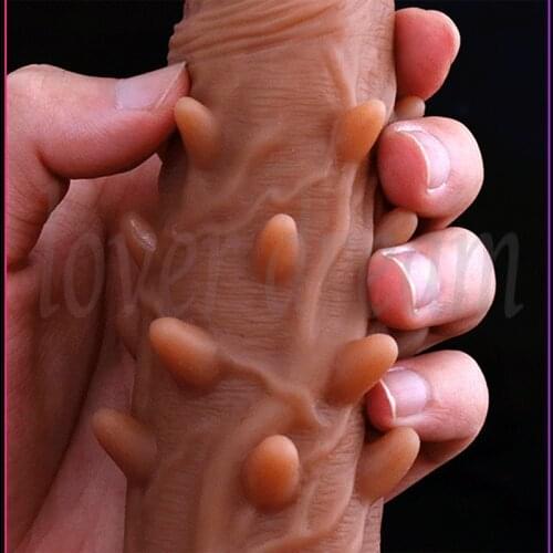 Realistic Big Soft Silicon Thorn Dildo Male Artificial Penis Dick Adult Sex Toys For Woman Masturbator Strapon Anal Huge Dildo