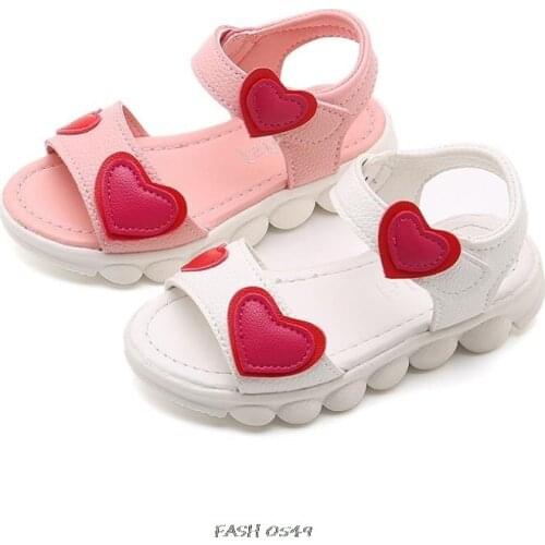 Summer Girls Princess Party Sandals 2021 New Cute Lovely Children Sandals Toddler Baby Soft Casual School Girl Shoes