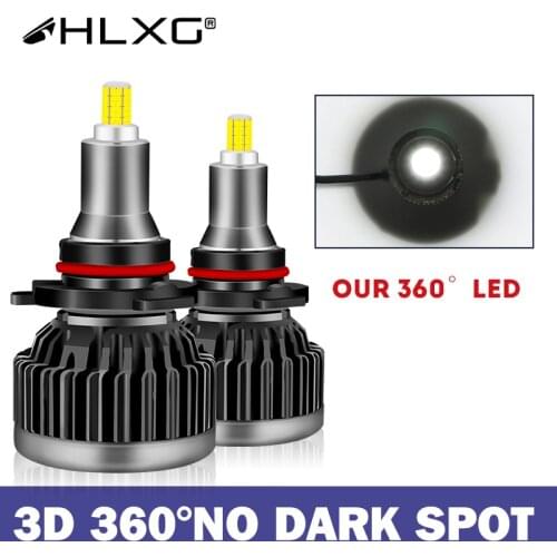 HLXG led h4 moto headlight car bulb led fog Lights turbo CSP 20000LM 60W H8 H9 H11 9005 9006 HB3 HB4 lamp 360 led h7 canbus h1