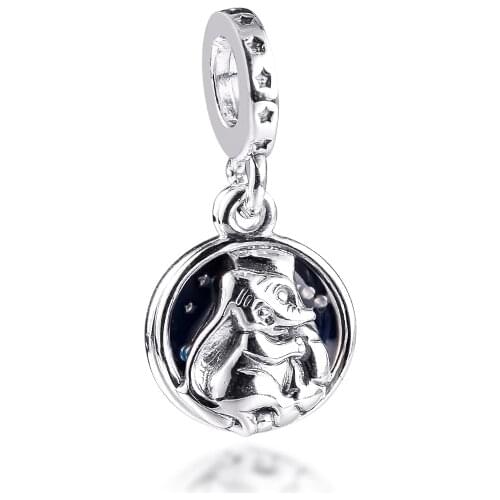 CKK Silver 925 Jewelry Dumbo Sweet Dreams Dangle Charm Fits Original Bracelets Sterling Beads