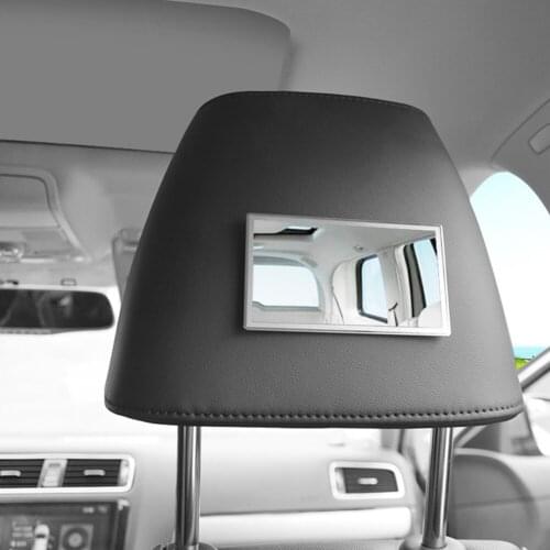 65x110mm Car Interior Makeup Mirror Safe And Durable Car Sun Visor Baby Care Monitoring Decorative Rear View Mirror Accessories