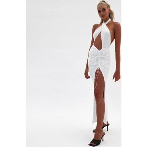 High Quality Summer Dress Women Sundress Causal Dress 2021 Orange Bodycon Dress Maxi Elegant Prom Wedding Evening Party Dress