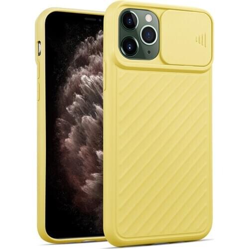 50pcs Candy Color Sliding Lens Camera Protection PC+TPU Hard Case Cover For iPhone 12 Mini 11 Pro Max XS XR X 8 7 6 6S Plus SE