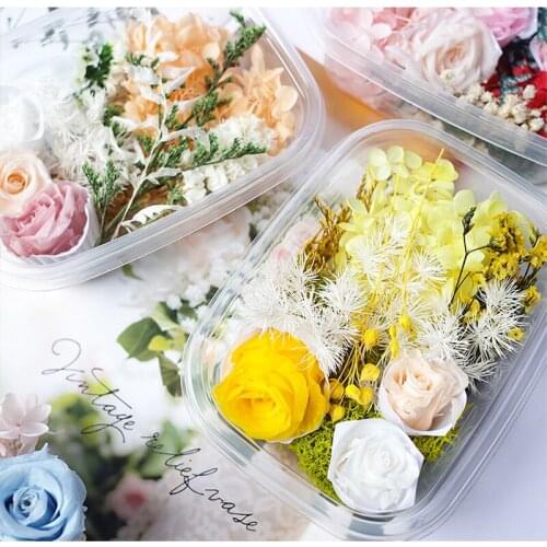 1 Box Dried Flower Dry Plants Ross Mixed DIY Art Floral Decors for Aromatherapy Candle Epoxy Resin Pendant Jewelry Making Crafts