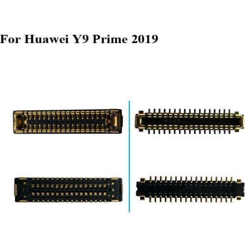 2PCS FPC connector For Huawei Y9 Prime 2019 LCD display screen on Flex cable on mainboard motherboard Y 9 Prime 2019 Plug Parts