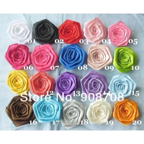 BIG Flower 65mm Dress Rosette Flower 25pcs Jewelry Accessory Garment accessories