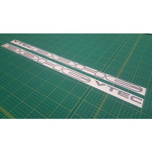 For 2Pcs/Pair Civic DOHC VTEC EG6 SIR-S SIR Side Door Decals Stickers Restoration Replacement 60cm wide