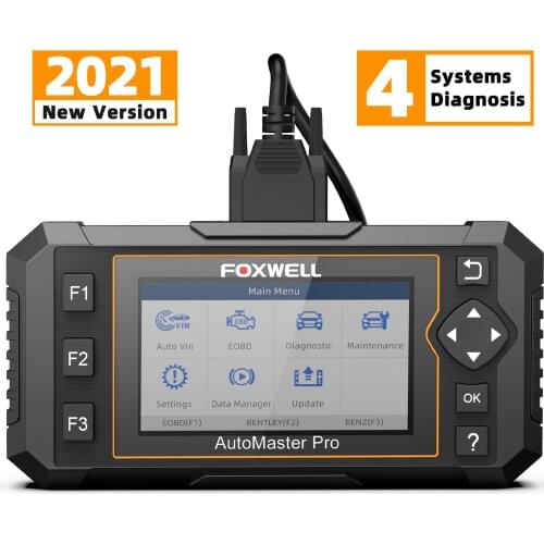 FOXWELL NT614 Elite OBD OBD2 Scanner Four System EPB Oil Service Reset OBDII Automotive Scanner Professional Car Diagnostic Tool