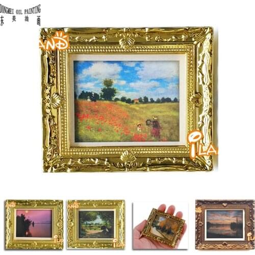 Oil Painting world famous paintings Still life classical vase Mini on Small Thin Board Match Framework High Quality 2021030507