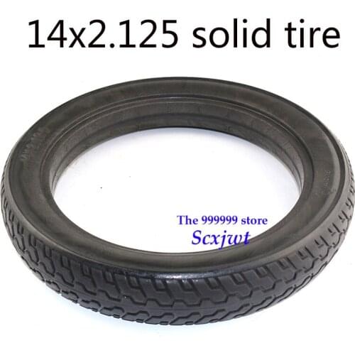 Best 14 * 2.125 tyre tube 14x2.125 Electric Bicycle Inflation tyre fits Many Gas Electric Scooters E-bike 14 inch wheel tire
