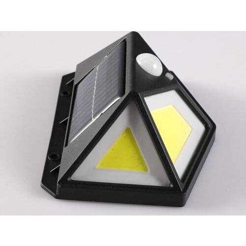 Wall Sunlight Lamp Street Lights 100LED Outdoor Garden Decor PIR Motion Sensor Four-sided Luminous Human Body Induction Light