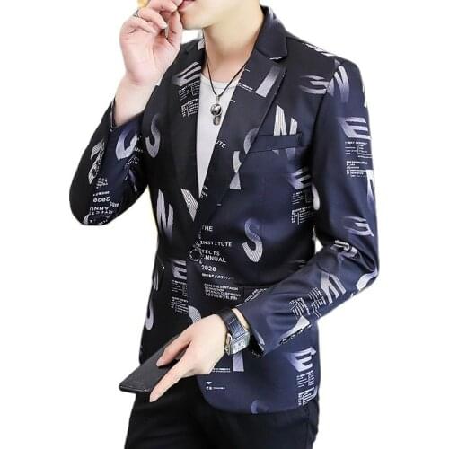 2021 New Mens Korean Style Slim Fit Casual Suit Jackets Male Business Formal Wedding Dress Coats Boys Classic Grooms Clothing