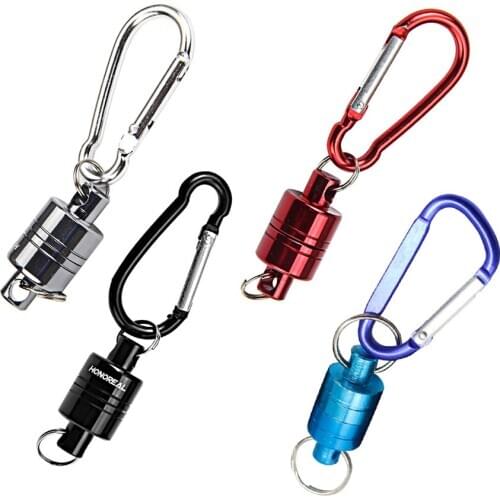 Magnetic Carabiner Small Carabiner Clips Fishing Acessories Fishing Keychain Outdoor Carabiner Camp Mountaineering Hook Carabine