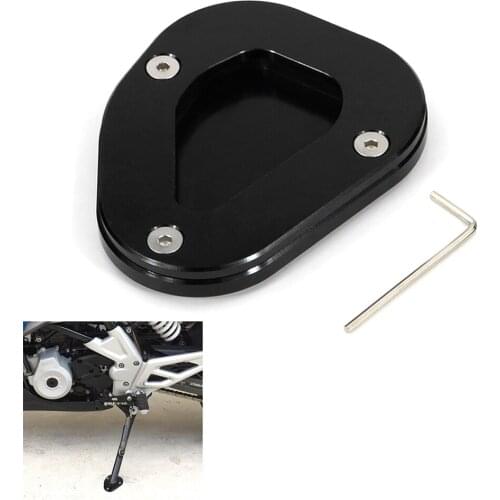 Fit For BMW G310R 2017 2018 Motorcycle Kickstand Side Shoe Foot Rests Stand Extension Enlarger Pate Pad