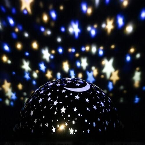 Star Projector Light Sky Moon Galaxy Projection Lamp USB Charging Projection Lamp LED Bedroom Night Light For Kid Christmas Gift