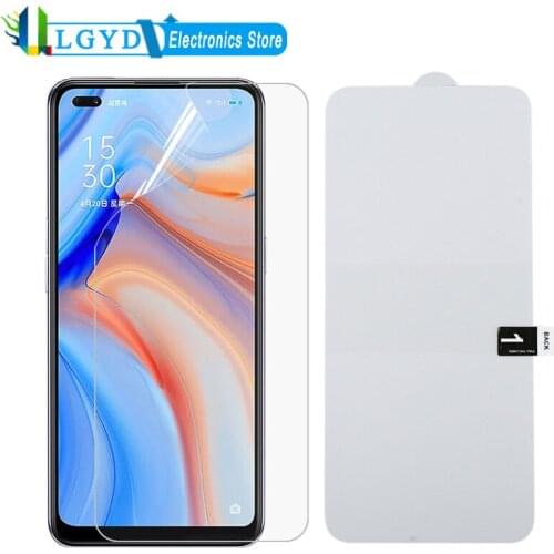 For OPPO Reno4/Reno 4 Pro/Reno 3&A91/Reno 3 Pro Full Screen Protector Explosion-proof Hydrogel Film