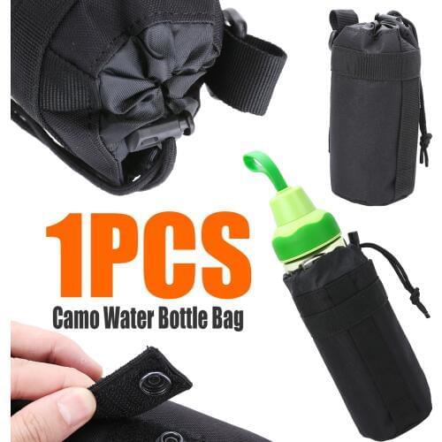 Outdoor Sport Water Bottle Pouch Bag Camo Water Bottle Pack Bag For Travel Outdoor Climbing Hiking Hunting Sport Bags 6 Colors