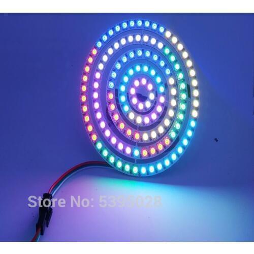 WS2812B Led Ring IC Chip 8 16 24 35 45 LEDs 5050 RGB LED Ring Lamp Programming Integrated Drivers Arduino