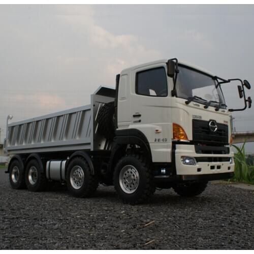 1/14 truck Hino700 full drive 8X8 hydraulic dump truck high torque electric model LS-20130003 RCLESU Tamiya dump truck