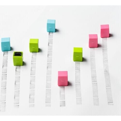 1PC Security Hide ID Garbled Self-Inking Rubber Stamp Protect Document Theft Stick Security Hide Stamp