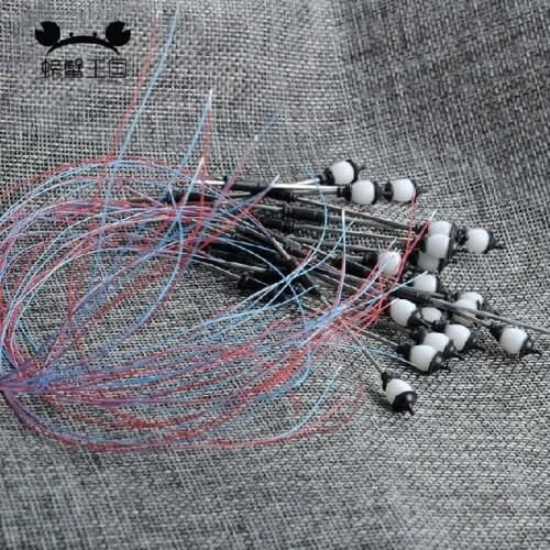 10pcs 1:100 Copper Model Railway Train Lamp Post Street Lights HO Scale Lighting 60mm