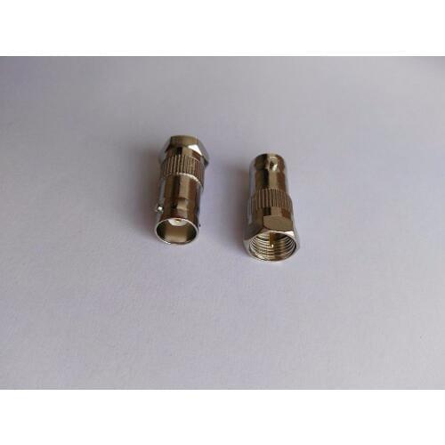 20pcs BNC Female jack to F Male plug RF Straight Connector Adapter for Video Applications and Equipment