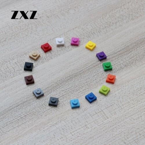 4000pcs/lot DIY Short Building Blocks 1x1 QR Code LOGO Figures Compatible MOC Plate 3024 Bulk Plates for Boys & Girls Toys