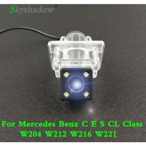 Car CCD Night Vision Backup Rear View Camera Waterproof Parking Assistance For Mercedes Benz C E S CL Class W204 W212 W216 W221